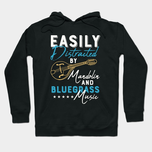 Mandolin and Bluegrass Music Hoodie by dilger